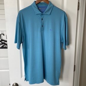 Green and Blue Stripped Onward Reserve Polo
